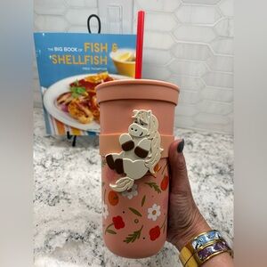 Starbucks 2026 Lunar Year of the Horse Pink Cold Cup 20 oz SS Tumbler. NWT! HTF.